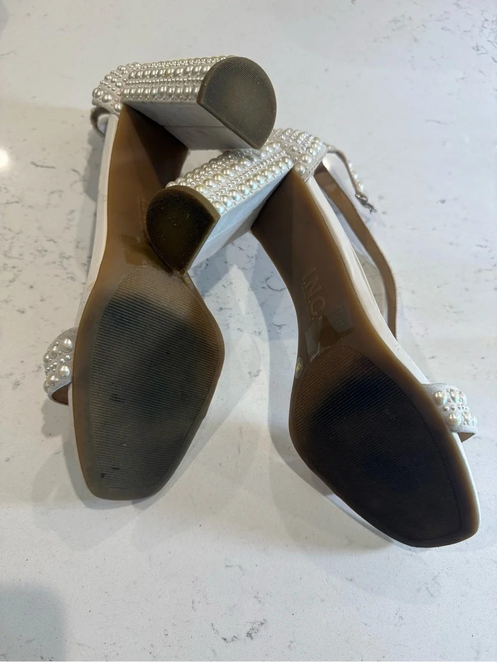 INC Pearl Heeled Sandals